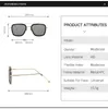 Tony Stark Flight 006 Style High Quality Sunglasses Men Square Aviation Brand Design Sun Glasses Oculos De Sol Uv400