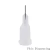 Partihandel 27g W / ISO Standard Dispensing Needles PP Luer Lock Hub 0,25 tums rörlängd Precision S.S. Dispense Blunt Tips