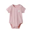 Rompers Born Baby Clothes Short Sleeve Bodysuits 100% Soft Long-Staple Cotton For Girl And Boy