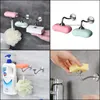 Bath Home & Gardeth Aessory Set Stainless Steel Magnetic Soap Holder Dispenser Wall Attachment Draining Rack Bathroom Aessories Drop Deliver
