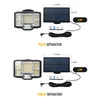 96LED 168LED 96COB 168COB 태양열 램프 분할 된 통합 야외 방수 인체 유도 벽 조명 홈 정원