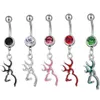 YYJFF D0019 Frogs Belly Navel Button Ring Mix Colors