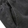 Duże - wielkość klasyczne mody dżinsowe w czystej czarnej kombinezonie europejskie dżinsy męskie