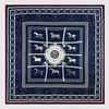 Szaliki 90 cm Ręcznie zwinięte na brzeg Paisley Horse Twill Square Square Scalf Manna Hijab Faulard Projekt głowy Bandana4057739