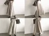 Colorfaith Women Summer Trousers Pantskirt High Elastic Waist Casual Cotton and Linen Wide Leg Ankle-Length Pants P6673 210925