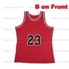 Fartyg från US Chicago MJ Basketball Jersey Män Youth Kids Jerseys Stitched Red White Blue Black Top Quality