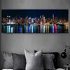 New York Skyline View Canvas Paintings On The Wall Art Posters And Prints Manhattan Landscape Canvas Pictures Home Wall Decor