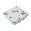 Baby Swaddle Swaddle recém-nascido gaze cobertores espessos protetor solar 4 camadas Floral Flores Animal Impresso Banho Toalha Carruagem Carrinho de Carrinho de Carrinho B7933