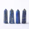 Lapis lazuli raw Quartz Tower Arts Ornament Mineral Healing wands Reiki chakra Energy stone Natural Crystal point