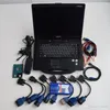 プロのトラックスキャンツールリンクNEXIQ 125032 USB Bluetoothヘビーデューティスキャナー診断ラップトップCF52 RAM 4Gフルセット