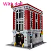 العمارة فيلم نموذج بناء الألعاب ghostbusters firehouse مقر الطوب مجموعة للأطفال هدية عيد X0503