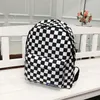 Unisex Plaid Nylon Female Travel Daypack Laptop Backpack Book Schoolbags Feminina School Casual Rucksack Women Bag Rugzak 210929