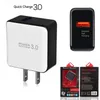 18W QC 3.0 Fast Wall Charger USB Quick Chargers US EU PLUT ADAPTER لـ iPhone 12 13 14 15 Pro Samsung S10 S9 XIAOMI M1