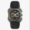 Quartz Watch Men Br Bell Edelstahl Ross es Armband Luxury5796000