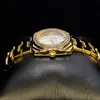 Montres-bracelets MISSFOX or carré élégant femme montre tempérament Simple bureau dame montres en acier inoxydable mode Quartz pour