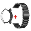 Bracelet en acier inoxydable pour Honor Watch GS Pro Smart Watch Strap Bands Band Belt PC Case Cover + GS Pro Glass Screen Protector H0915