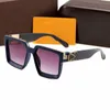 Lunettes de soleil de luxe de qualité supérieure pour hommes et femmes Universal Classic Fashion Square Frame Lunettes de soleil d'été Designer Wholesale High Quali