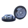 1 Piece 1M60T Spur Bore Size 6 8 10 / 12 mm Low Carbon Steel Material High Quality Metal Gear For Motor