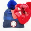 Vintermode damer designer stickade hattar lyxiga avslappnade förtjockning varm utomhusgata hatt 8 färger tillgängliga269w