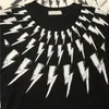 여름 남성 칼라 흰색 검은 색 형상 프린트 TSHIRT 짧은 슬리브 티셔츠 디자이너 티셔츠 Camisetas T 셔츠 비 섹스 탑 TEE207S