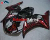 Feeding ABS para Yamaha YZF-R6 05 YZF R6 2005 YZFR6 YZF600 YZF 600 2005 Peças vermelhas de casco de chama (moldagem por injeção)