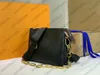 Diseñador Coussin Bag Bag Navy Blue en relieve Diseñadores de bolsos de cuero Luxurys Cross Cross Fall in Love Brain Purse Billets M57913 M57790 M21209 M21353