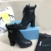 Couro designer e nylon tecido botas de mulheres botas de couro Botas de bicicleta de couro Austrália botas de inverno botas tamanho US 4-10