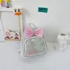 Sacs pour enfants filles sacs à dos arcs Sequin bébé enfants sac d'école en cuir mode cartable livre dentelle clair mignon accessoires