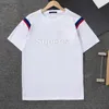 22SS Nowy Styl Mens Designer Tees Moda Koszulki Koszulki Casual Tee Wygodne Mężczyźni Kobiety Haft Drukuj Luksusowe Koszulki