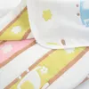 Новый 6 слой Подлинное детское одеяло ребенка Provaddle 100% хлопок 80 * конверт обертки Newborn Super мягкие детские постельные принадлежности 13C3