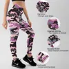 Sexy alta cintura fitness impresso leggings mulheres exercícios empurrão para cima legging moda musculação jeggings calças 210925