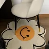 Carpet Flower Rug for Living Room Nordic Smiley Bedroom Bedside Area Plush Floor Mat Home Decor Nonslip Bath 220922