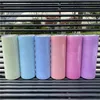 Tumbler che cambia il colore UV fai da te 20 once di sublimazione dritta bombe in acciaio inossidabile con coperchio di plastica e paglia