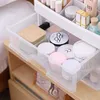 PEIDUO Makeup Organizer with 2/3 Drawers Vanity Countertop Storage for Cosmetics Brushes Nail Lipstick and Jewelry (White) 210922
