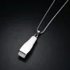 Pendant Necklaces Hip Hop Barber Shop Tools Necklace Pole Razor Chain Hairdresser Stainless Steel For Men Bijoux214y