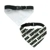 blank dog bandanas