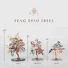 Hailanbao Crystal Natural Bonsai Money Tree Lucky Feng Shui for Tabletop Decor Home Office 2111012101