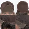 Long Blackbrownombre Color Box flätor peruker för svarta kvinnor Cornrow Micro flätad syntetisk spetsfront Wig Simulation Human Hair1811979