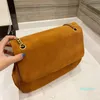 Projektant - Classic Messenger Torba Łańcuch Offertope Torebki Deerskin Gold Hardware Ozdoby Dekoracje Kobiety Dojeżdżają Codzienne Wypoczynek Worki