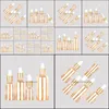 Storage Housekee Organization Home Gardenstorage Bottles & Jars Amber Glass Dropper Liquid For Essential Pipette Refillable 50Pcs/Lot Drop D