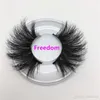 3D 100% Mink Eyelashes 25MM Dramatic Messy Volume False Eyelash Thick Long Soft Lashes Extension for Beauty Makeup