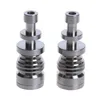 Mini Cigarette Smoking pipes 14mm&19mm 4 IN 1 domeless electric titanium nail, with male and female joint