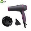 2200W Saç Kurutucu Profesyonel Salon Kuru Negatif İyonik Blowdryer Difüzör 2 Hızlı 3 Isı Ayarları Düşük Gürültü Nozulları DS