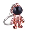 New Trendy Metal Astronaut Space Human Commemorative Key Rings Personality Bag Decortate Key Chain