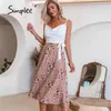 Leopard print fashion women long skirts spring Casual high waist a-line female skirt sexy Elegant animal bottoms 210621