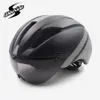 Wildside Aero Bicycle Helmet Timetrial 3 Len Cycling Magnetic Buckle Riding Goggle Bike Road Casco Ciclismo P0824