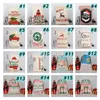 50 * 68cm Sacs cadeaux de Noël Toile Sac en coton 15 Styles Santa Sack Sac à cordon Décorations T2I52690 Par mer