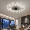 Lámpara de araña de techo Led moderna para sala de estar, dormitorio, decoración de iluminación