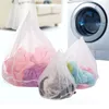 Fällbar mesh Tvättväska Rengöring Tvättmaskin Professionella underkläder Väskor Tvättar Tvättsäck Sack Solid Nursing Storage Sacks BH5382 TYJ