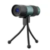 Boshile 15-75x25 مصغرة HD Vison Zoom أحادي تلسكوب مع ترايبود - أخضر